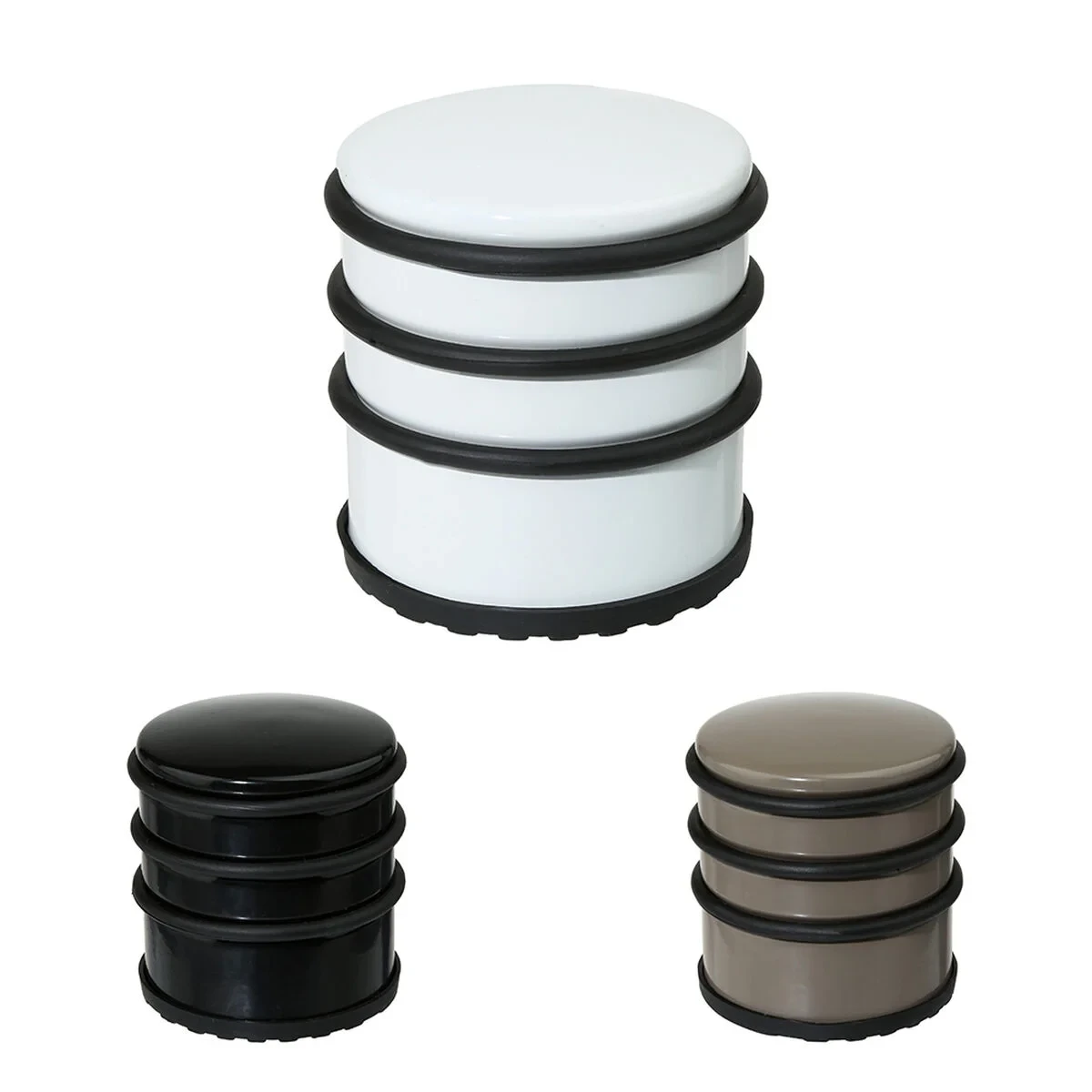 Sujetador de puerta Redondo Acero Inoxidable 7 x 8 x 7 cm