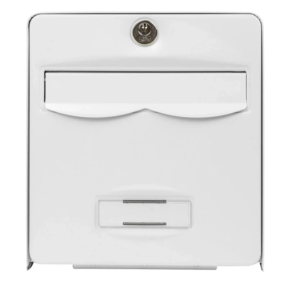 Buzón Burg-Wachter Balthazar Acero Galvanizado De pared Blanco