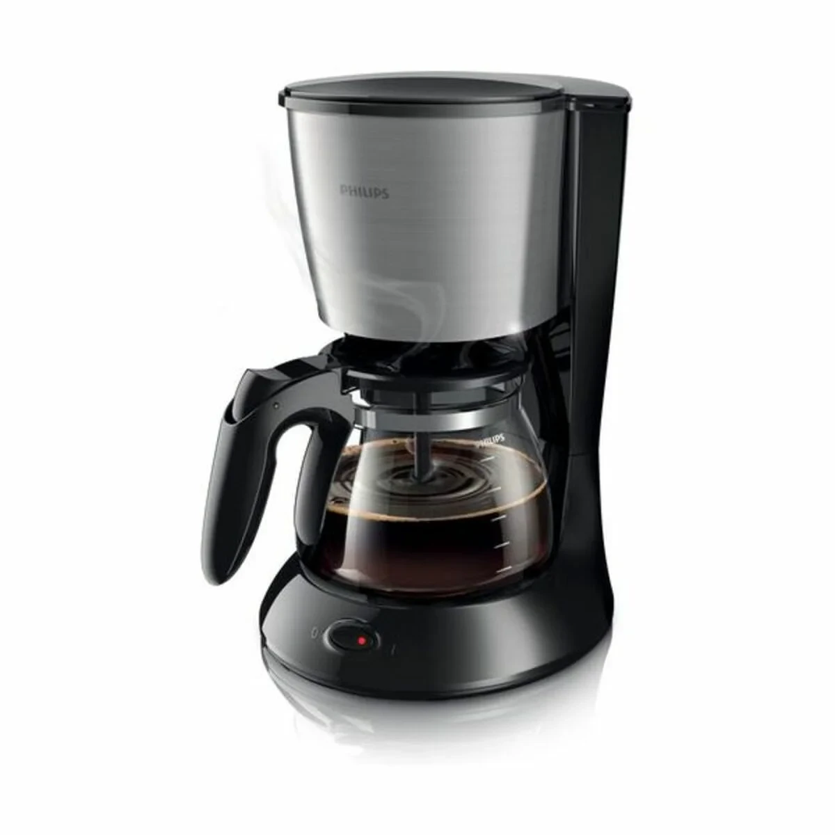 Cafetera Eléctrica Philips Cafetera HD7462/20 (15 Tazas) Negro Acero 1000 W 1,2 L