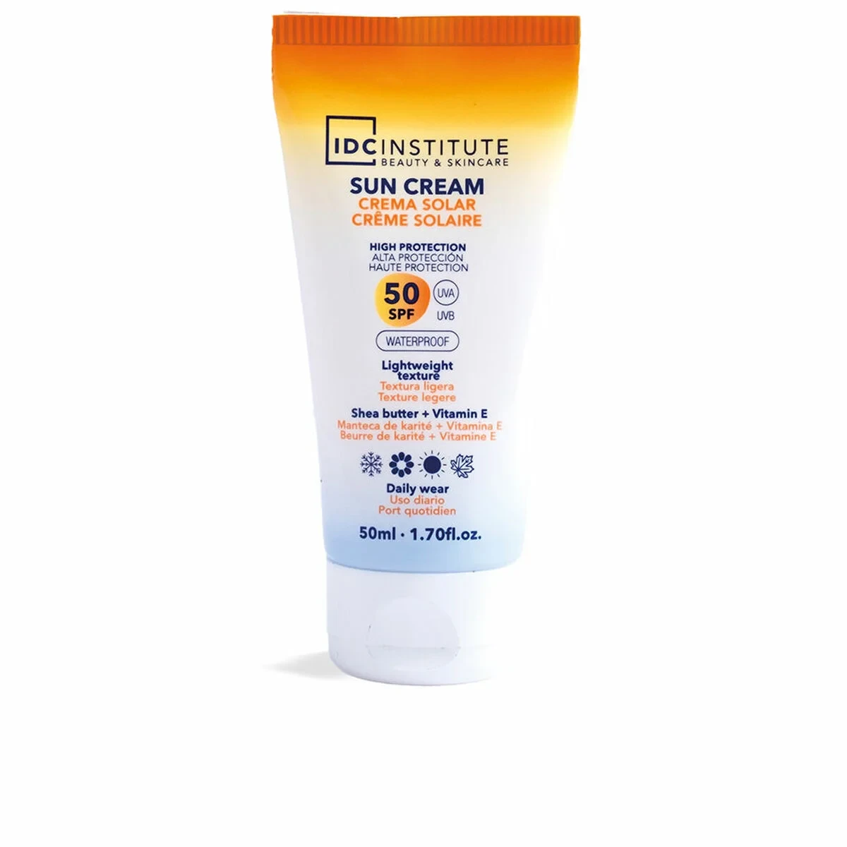Protector Solar IDC Institute SUN CREAM Spf 50 50 ml