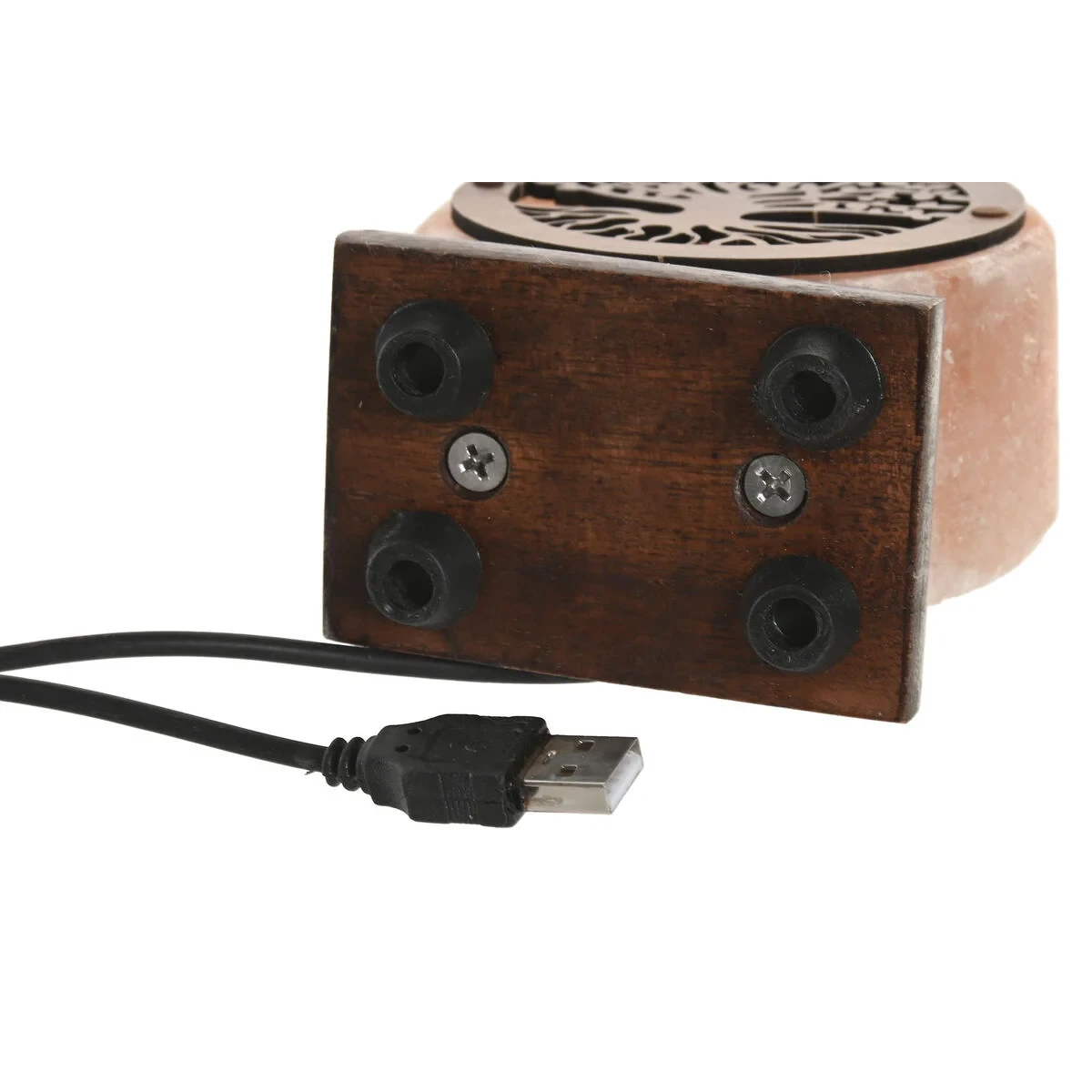 Lámpara de mesa Home ESPRIT Marrón Rosa