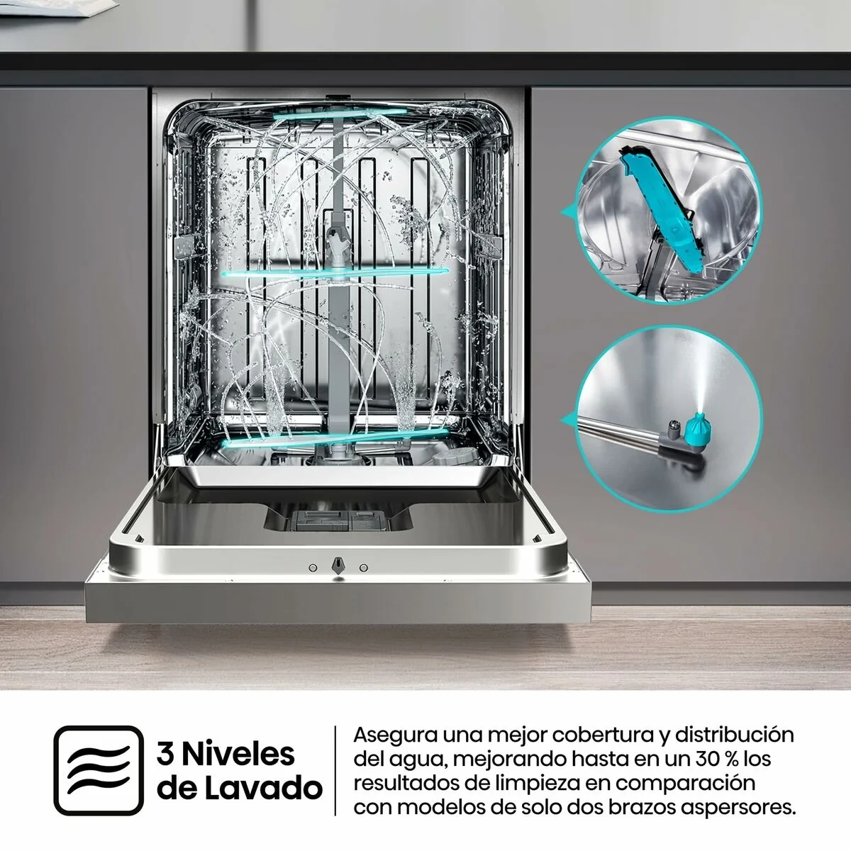 Lavavajillas Hisense HS643C90X Plata