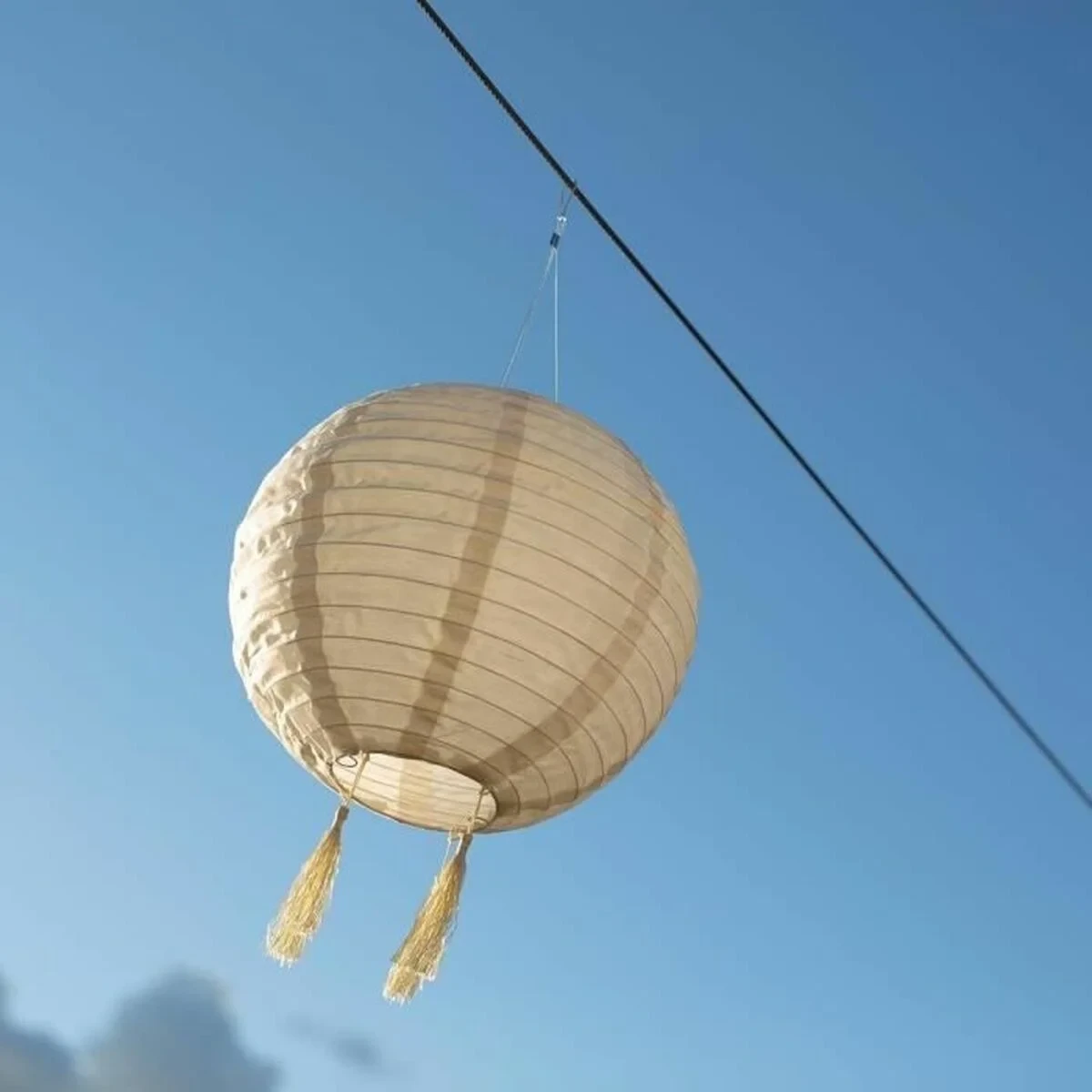 Set de faroles Lumisky HIMALAYA Beige Ø 30 cm 3 Piezas