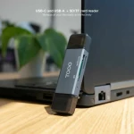 Lector de Tarjetas TooQ TQR-3001G Negro Gris