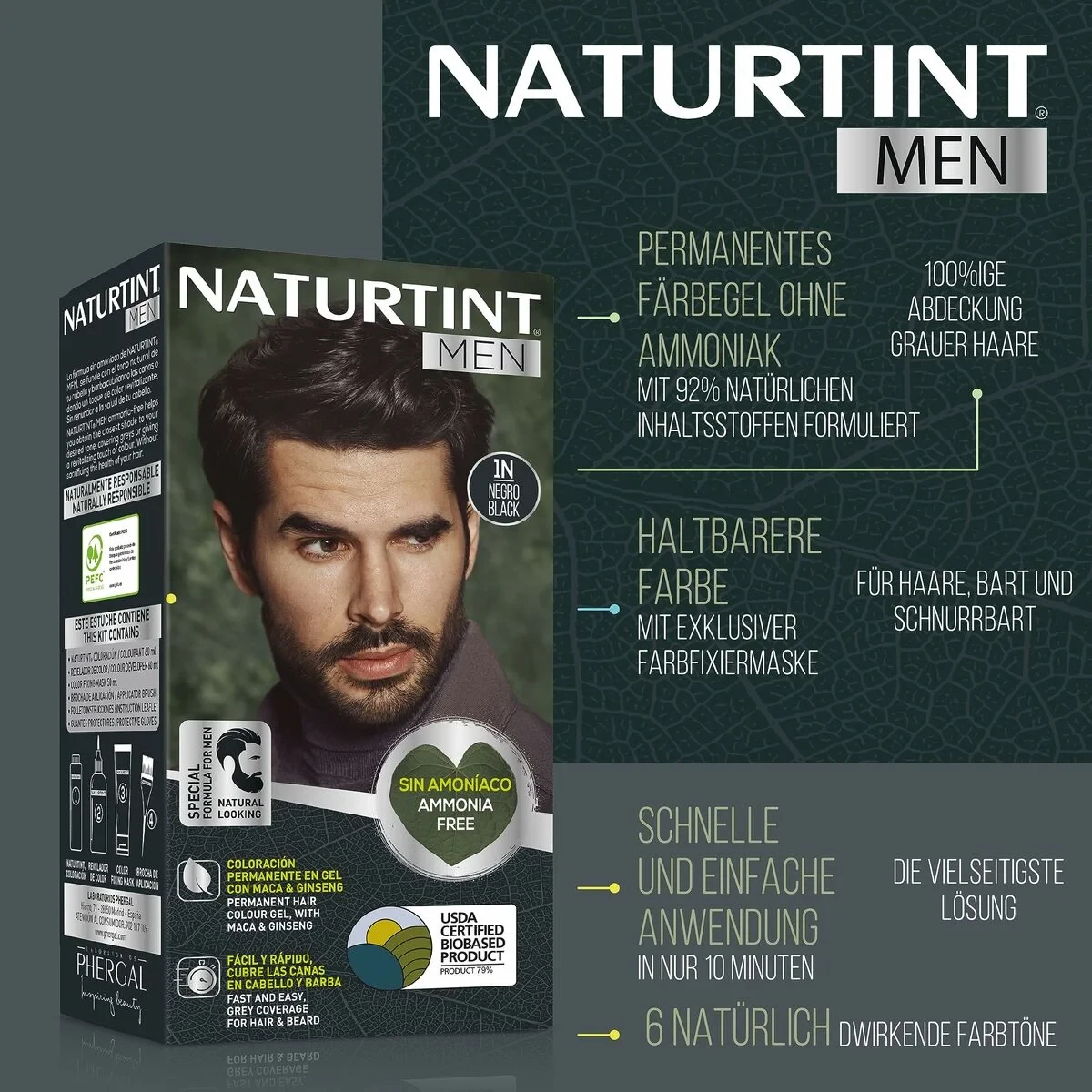 Tinte Permanente Naturtint NATURTINT MEN 6-rubio oscuro