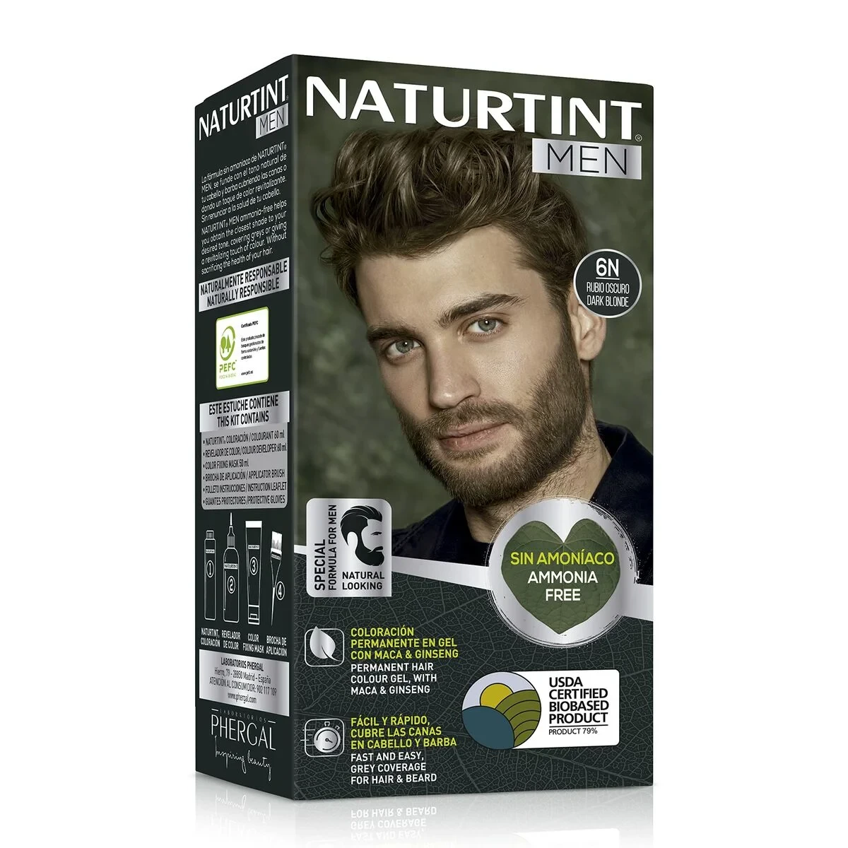 Tinte Permanente Naturtint NATURTINT MEN 6-rubio oscuro