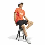 Pantalón Corto Deportivo Adidas Bl Short Q1 Graphic Negro