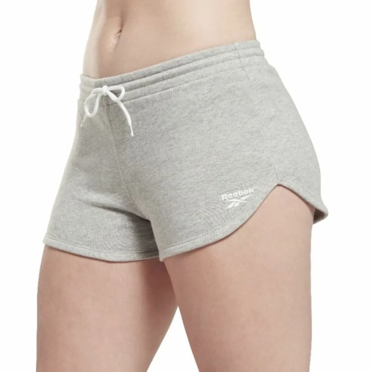 Pantalón Corto Deportivo Reebok Identity French Terry Short Gris