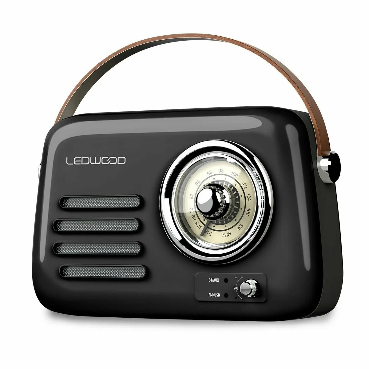Radio Transistor Ledwood ALMA BLK Negro 30 W