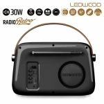 Radio Transistor Ledwood ALMA BLK Negro 30 W