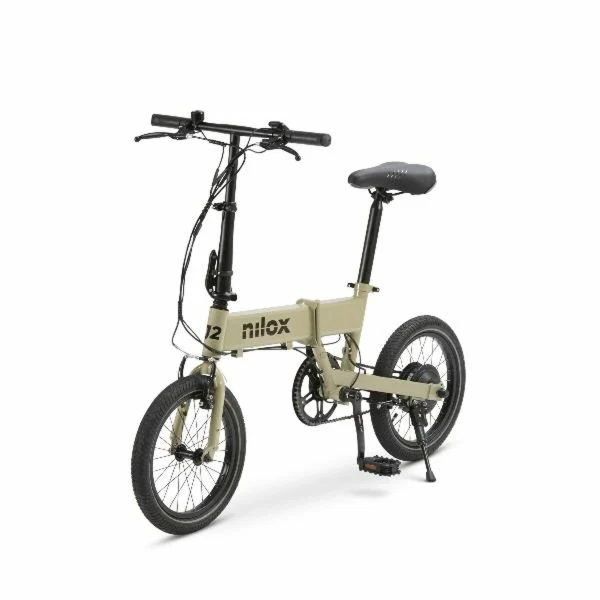 Bicicleta Eléctrica Nilox J2 Beige 250 W 16"