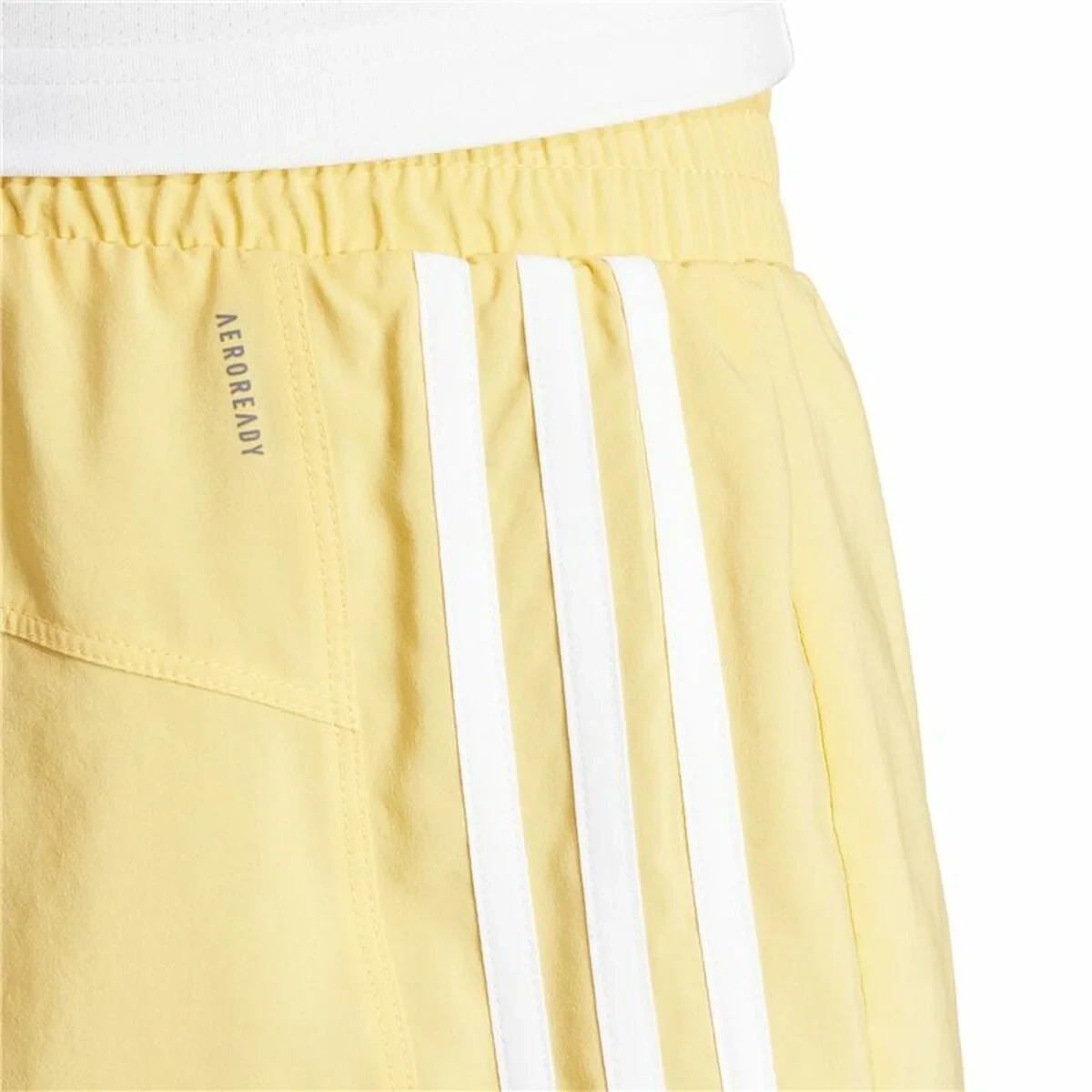 Pantalón Corto Deportivo Adidas Essentials Pacer Wvn High Amarillo