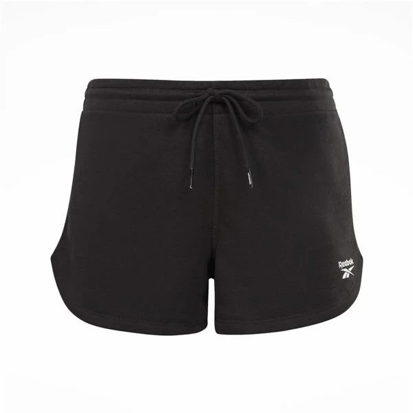 Pantalón Corto Deportivo Reebok Identity French Terry Short Negro