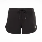 Pantalón Corto Deportivo Reebok Identity French Terry Short Negro