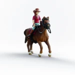 Playset Schleich Horse Club 42711 Hannah & Cayenne