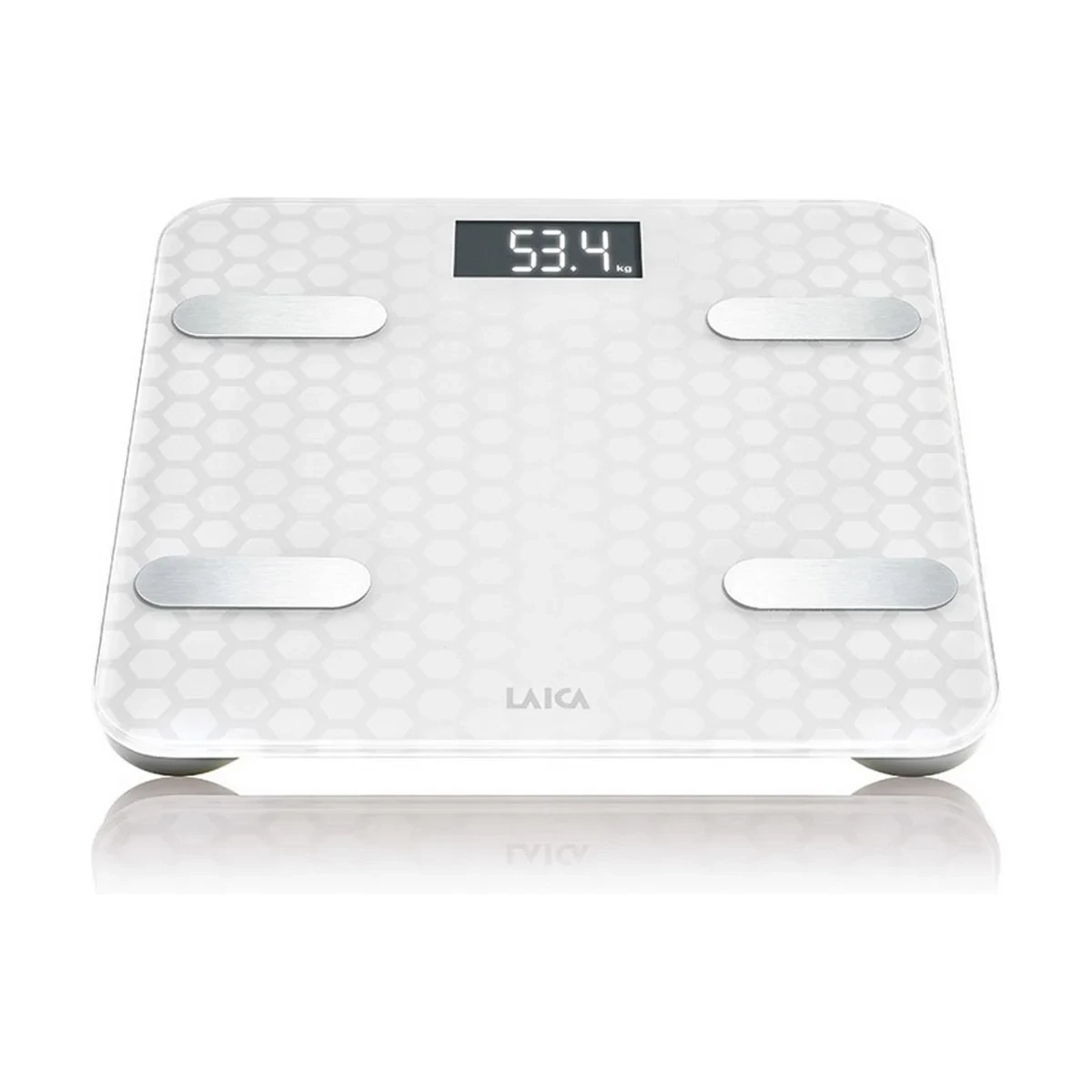 Báscula Digital de Baño LAICA PS7011 Blanco Vidrio 180 kg