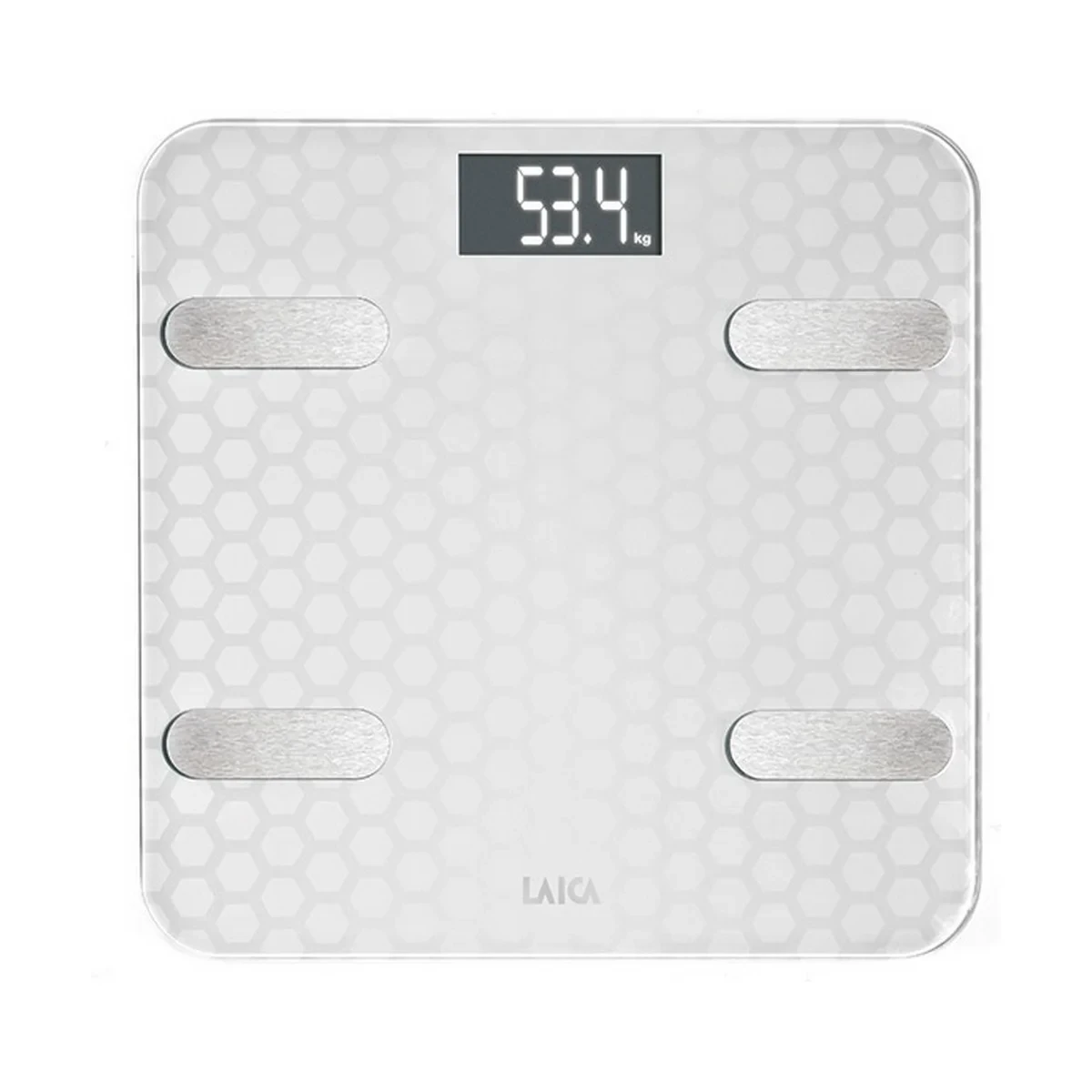 Báscula Digital de Baño LAICA PS7011 Blanco Vidrio 180 kg