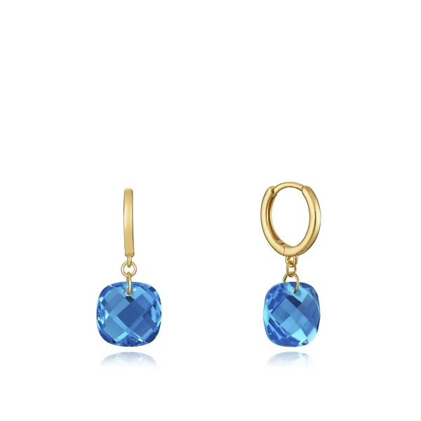 Pendientes Mujer Viceroy 13102E100-53 Plata de ley 925 Dorado Azul