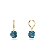 Pendientes Mujer Viceroy 13102E100-52 Plata de ley 925 Dorado Verde