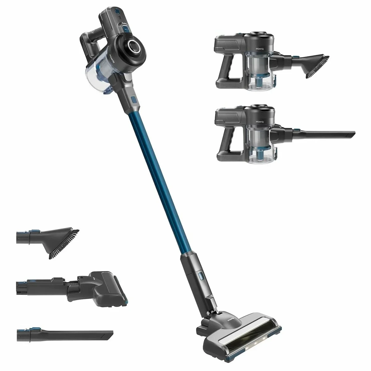 Aspirador Escoba Hkoenig 150 W 0,8 L