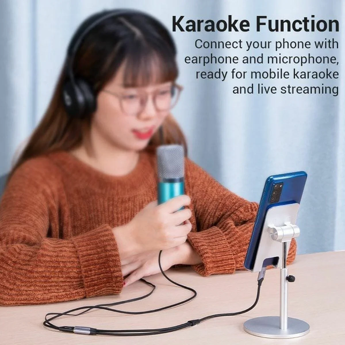 Adaptador USB-C a Jack 3.5 mm Vention BGPHY