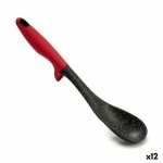 Cucharón Nailon 7 x 32 x 7 cm Negro Rojo (12 Unidades)