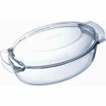 Fuente para Horno Pyrex 1040712 Blanco Transparente Cristal Templado 6 L 4,5 g 4,5 L