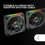 Ventilador de CPU Mars Gaming MF-LINKFINITYKIT2R