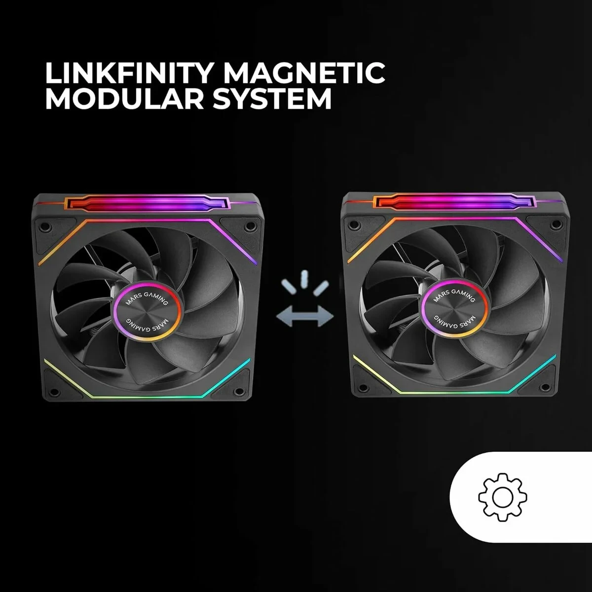 Ventilador de CPU Mars Gaming MF-LINKFINITYKIT2R