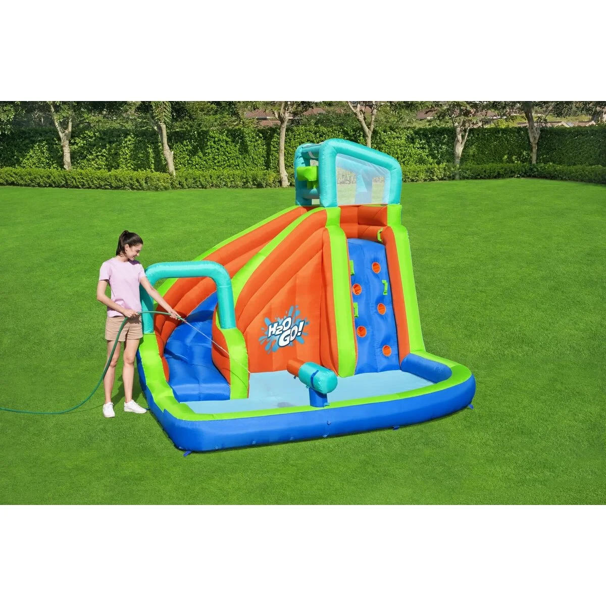 Bestway Piscina Parque Aquatico Hinchable 365x320x240 cm + 5 Años Jardin 53408