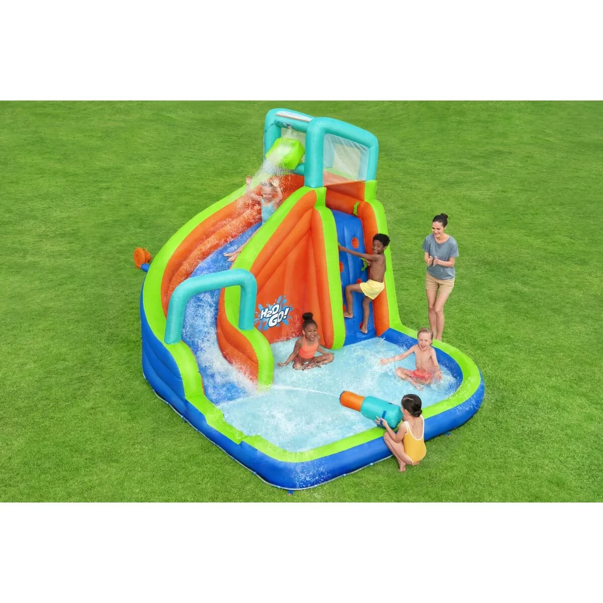 Bestway Piscina Parque Aquatico Hinchable 365x320x240 cm + 5 Años Jardin 53408