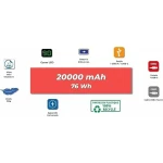 Powerbank Wonder Wonder WX20 Plateado 20000 mAh