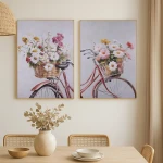 Cuadro Versa Lienzo 2,5 X 60 X 50 CM Bicicleta