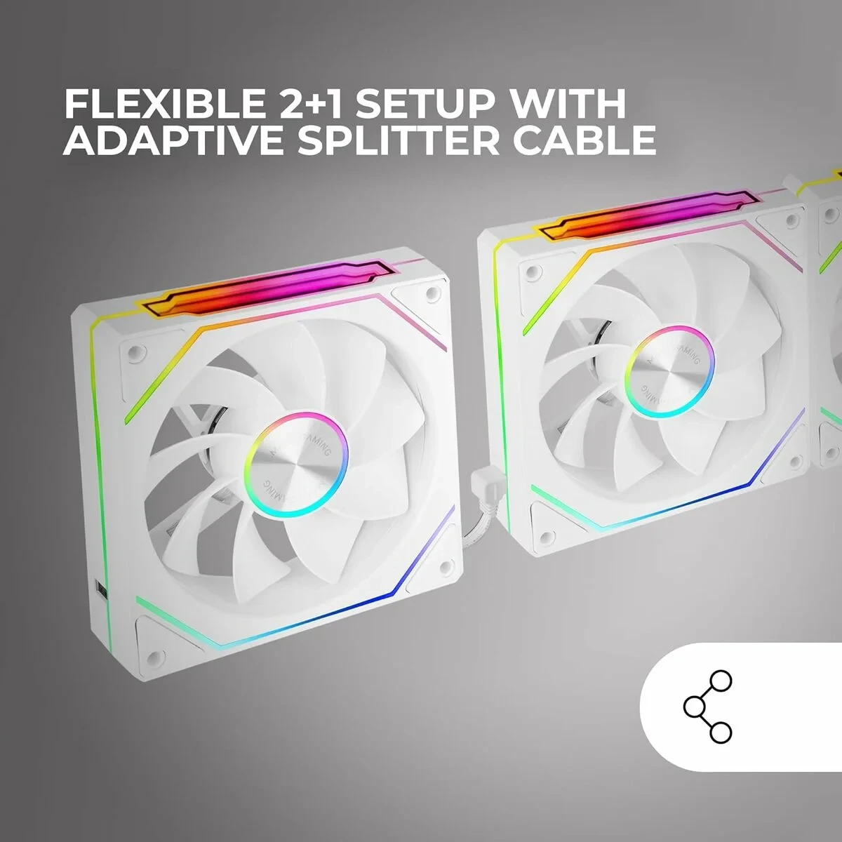 Ventilador de CPU Mars Gaming MF-LINKFINITYKIT2R