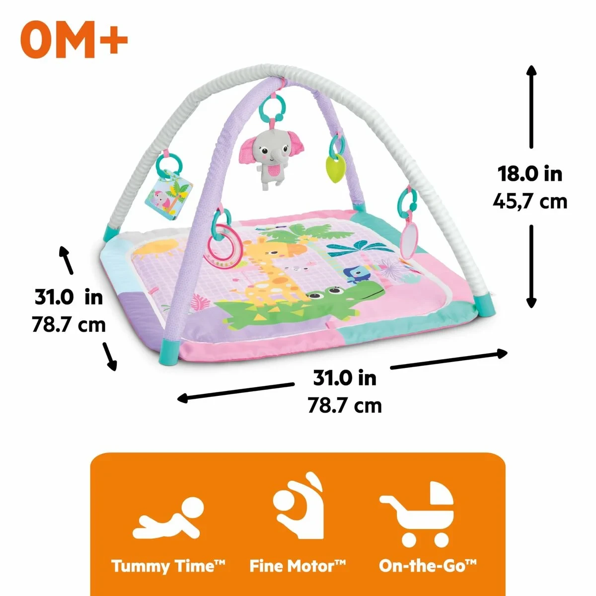 Alfombra de juego Bright Starts Jungle