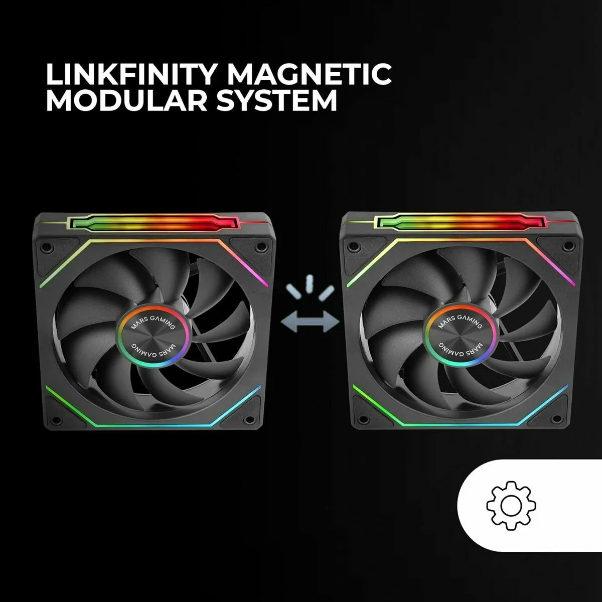 Ventilador de CPU Mars Gaming MF-LINKFINITYKIT2