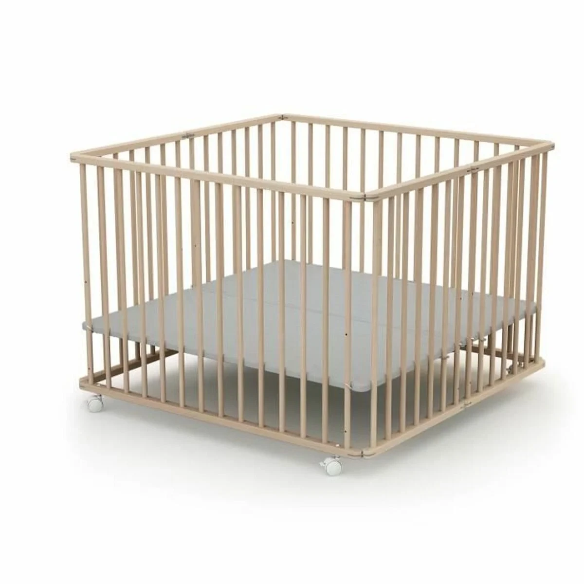 Parque de juegos WEBABY 100 x 100 cm Beige