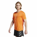 Camiseta de Manga Corta Hombre Adidas Agravic Terrex Naranja