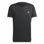 Camiseta de Manga Corta Hombre Adidas Adizero Running Negro