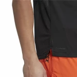 Camiseta de Manga Corta Hombre Adidas Agr Shirt Negro