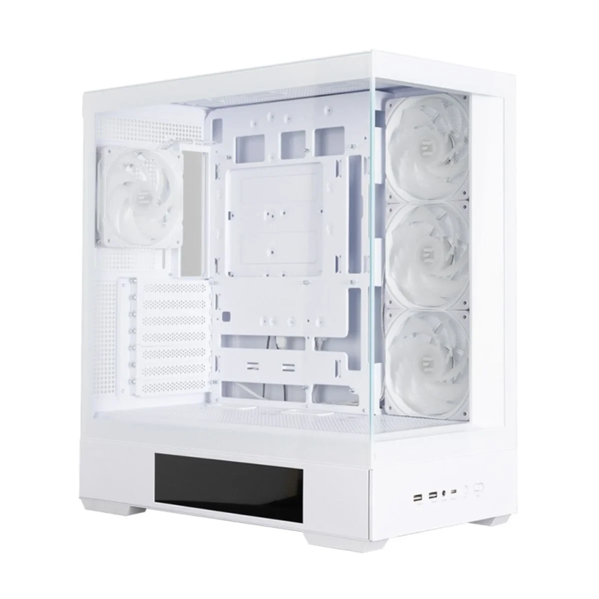 Caja Semitorre ATX Zalman P40 DS WHITE Blanco