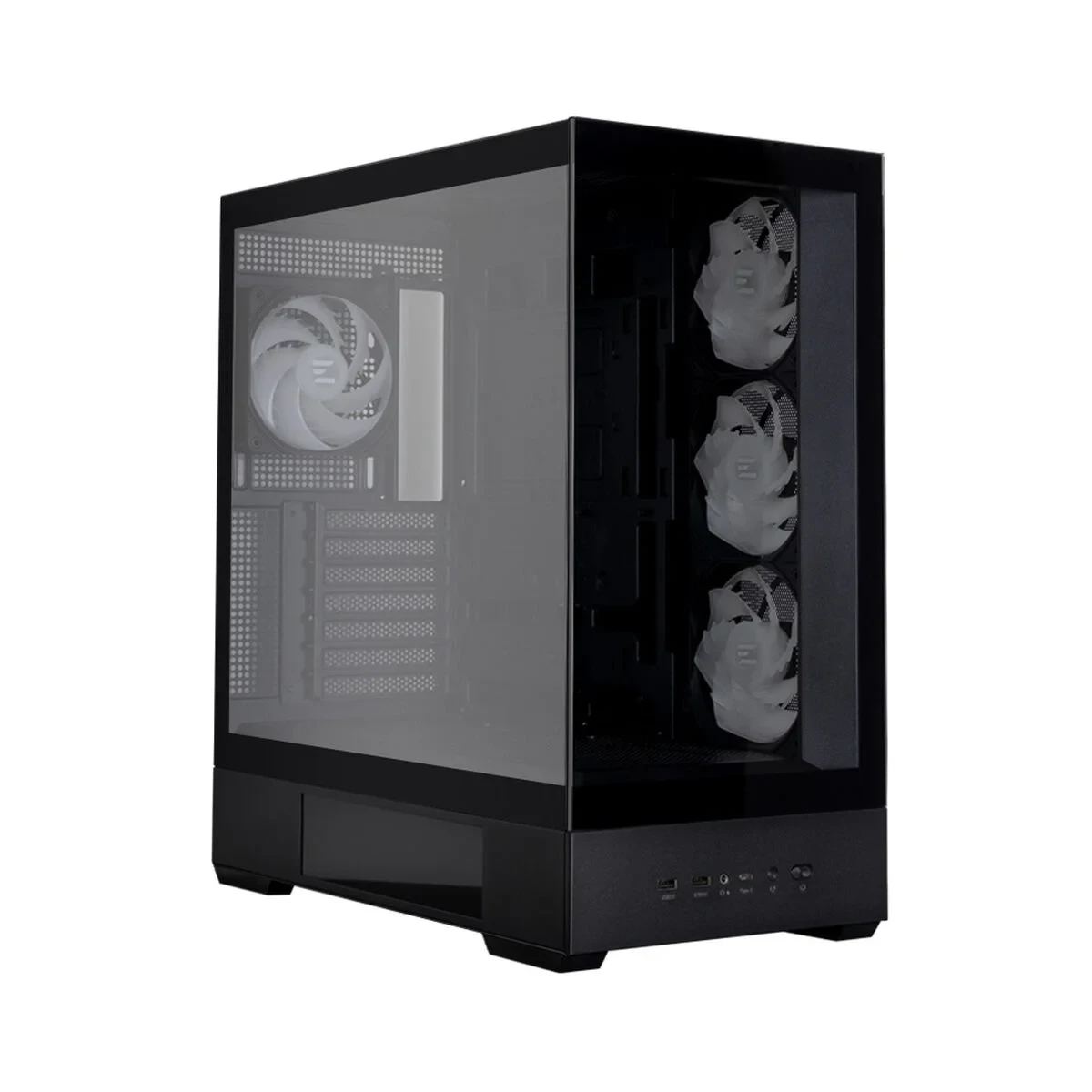 Caja Semitorre ATX Zalman P40 DS BLACK Negro