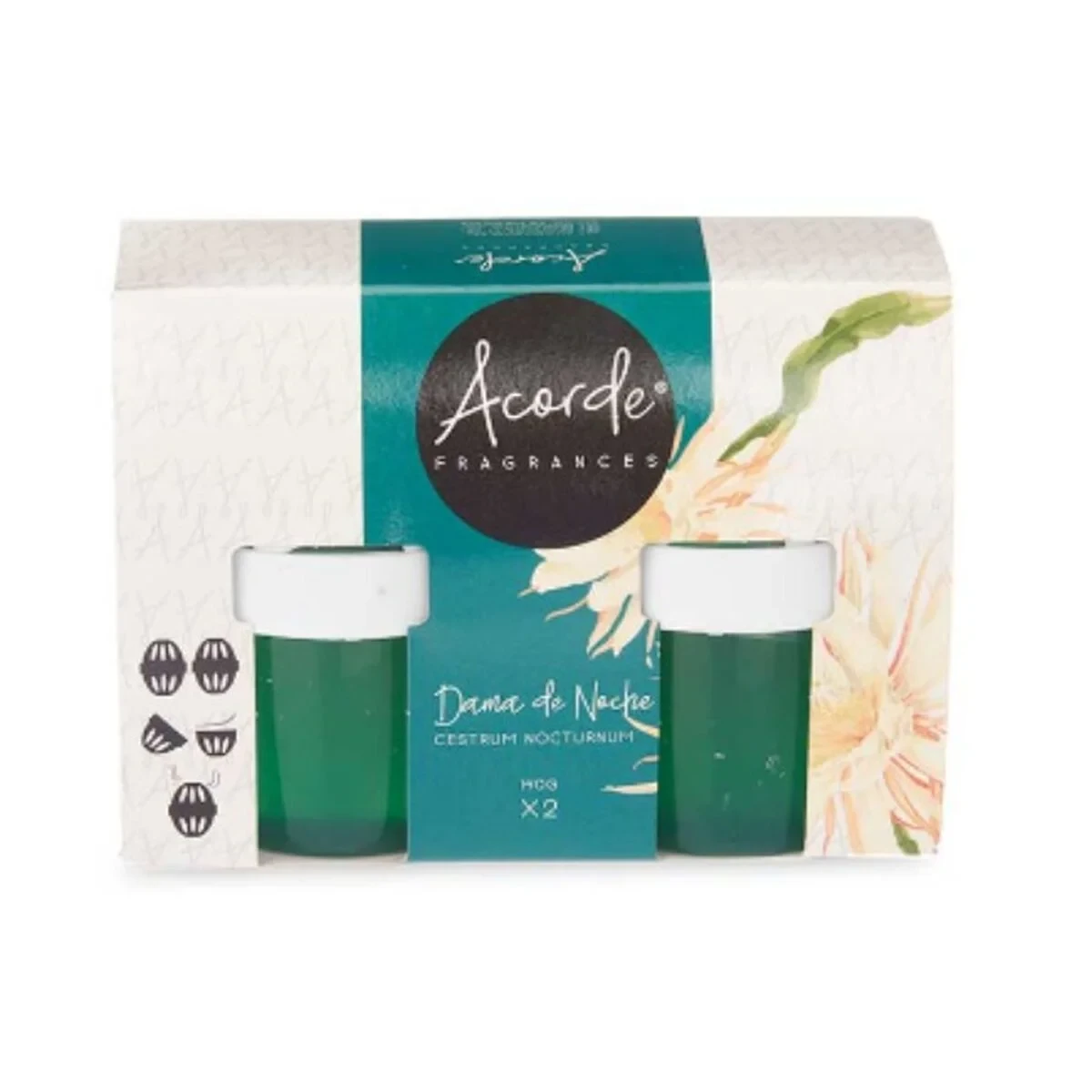 Set de Ambientadores Acorde Dama de noche Gel (24 Unidades)