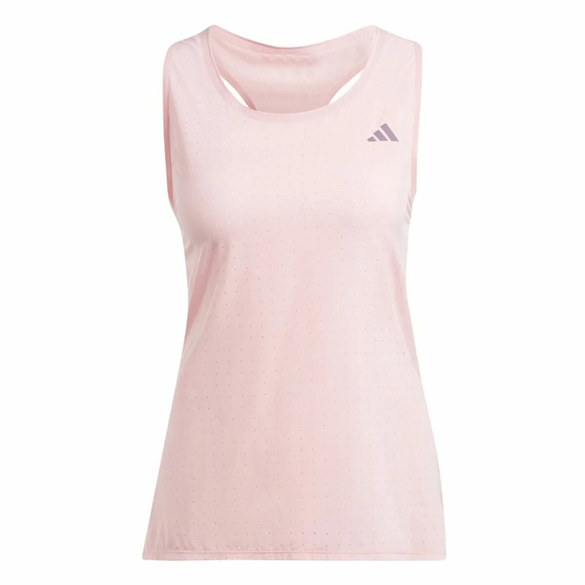 Camiseta de Manga Corta Hombre Adidas Adizero Rosa