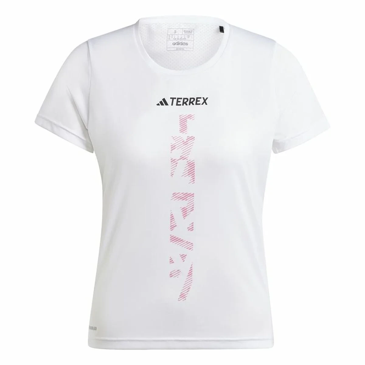 Camiseta de Manga Corta Hombre Adidas Terrex Agravic Blanco