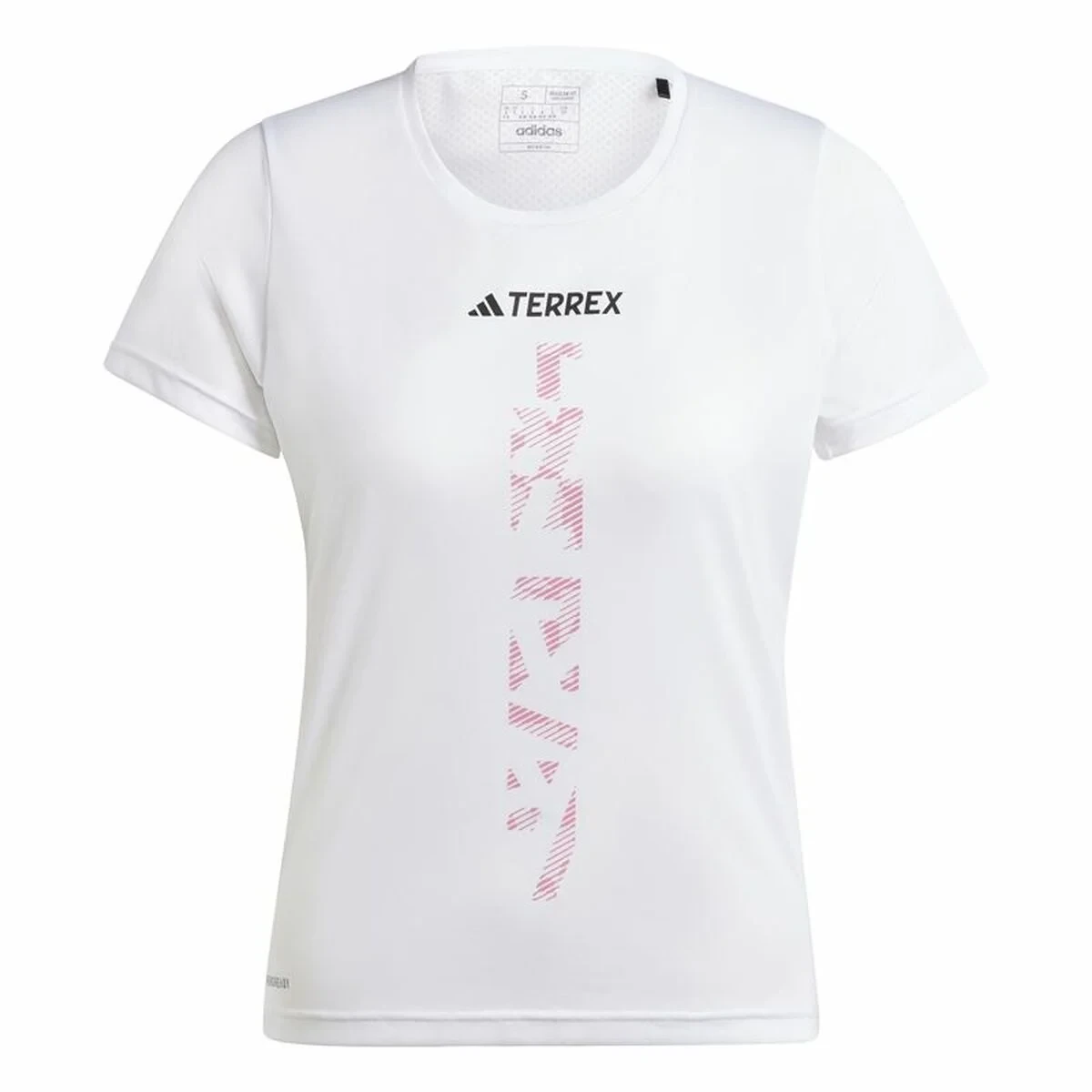 Camiseta de Manga Corta Hombre Adidas Terrex Agravic Blanco