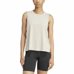 Camiseta de Tirantes Mujer Adidas Studio Beige