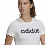 Camiseta de Manga Corta Mujer Adidas Blanco