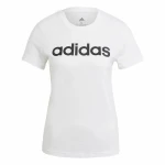 Camiseta de Manga Corta Mujer Adidas Blanco