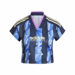 Camiseta de Manga Corta Mujer Adidas Tiro Cut Azul
